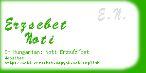 erzsebet noti business card